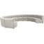 Canapé modulaire de coin symétrique en velours de 173 po de largeur Jedson-751511383
