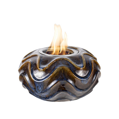 Ceramic Gel Fuel Outdoor Tabletop Fireplace