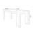 Nut-brown Rectangular Solid Wood desk-50488171