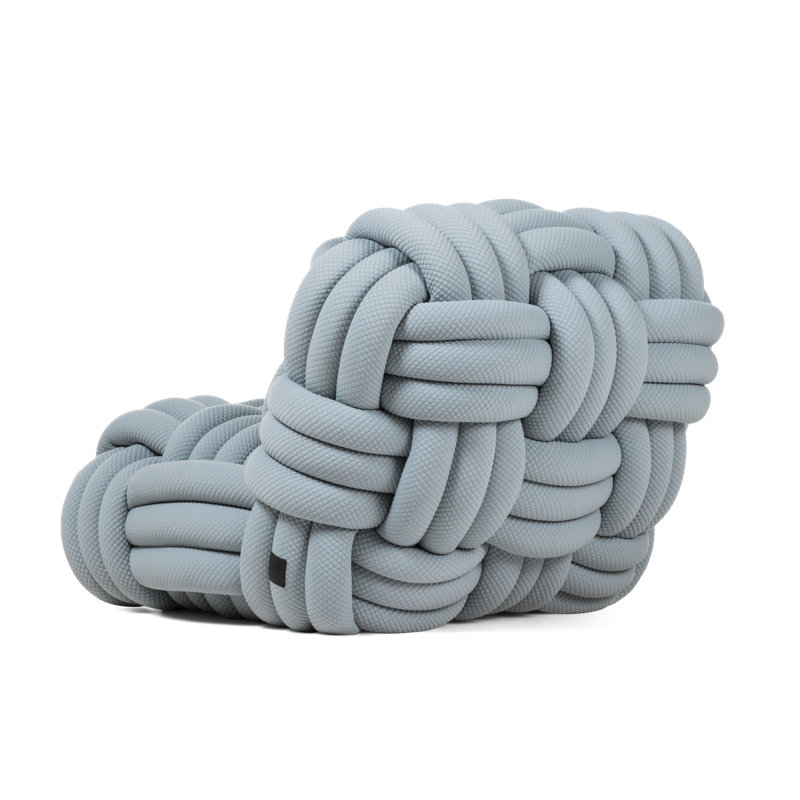 Knitty Armchair, Citadel Gray