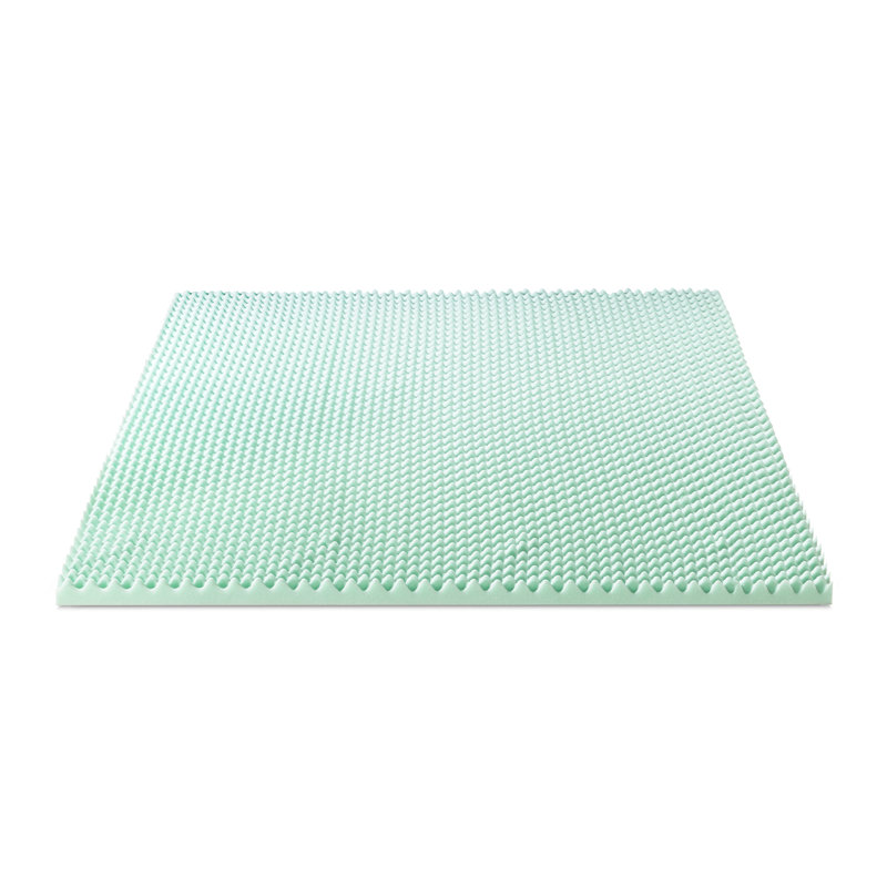 Gilkes Memory Foam Mattress Topper, 2", Aloe Vera, Full
