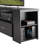 Bairo TV Stand with Side Shelves, for TVs up to 75"