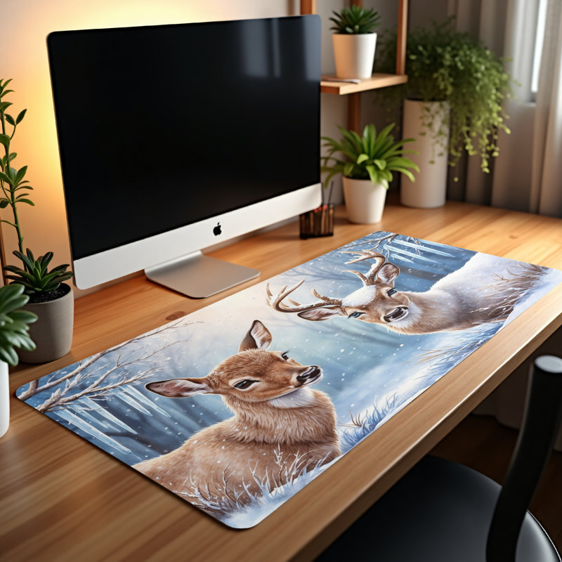 Polyester Desk Pad, 31.5x15.5