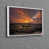 White Floater Framed
