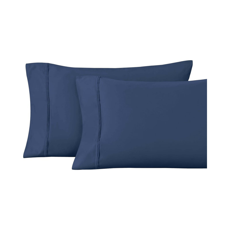 2-Piece Standard Pillowcase Set, 1200 Thread Count, Soft And Breathable