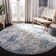Harty Oriental White/Royal Blue Area Rug