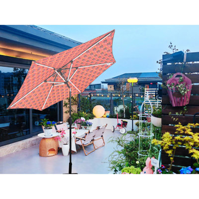 Parasol 9 pi avec lumière