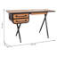Hallas Metal Base Writing Desk