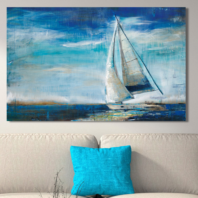 « voile away », reproduction d’art sur toile tendue, H 18 po x l 30 po