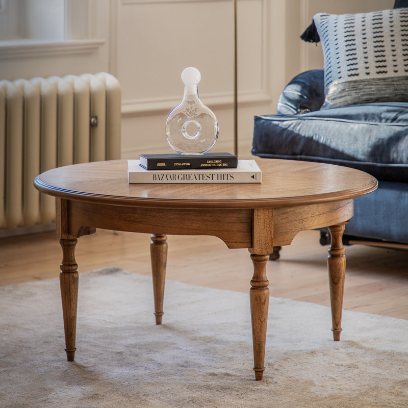Cleston Four Leg Coffee Table, Brown