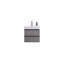 Ensemble de meuble-lavabo mural simple l 24 po x P 19,5 po x H 24 po Mitul-1387286862