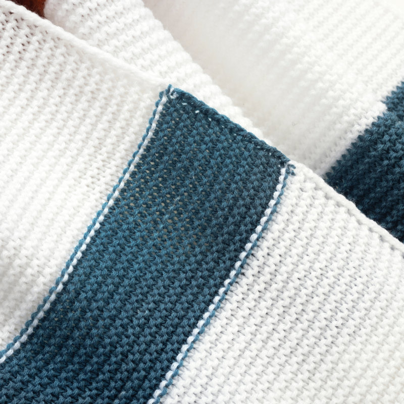 Jeté à pampille Boho, Bleu sarcelle