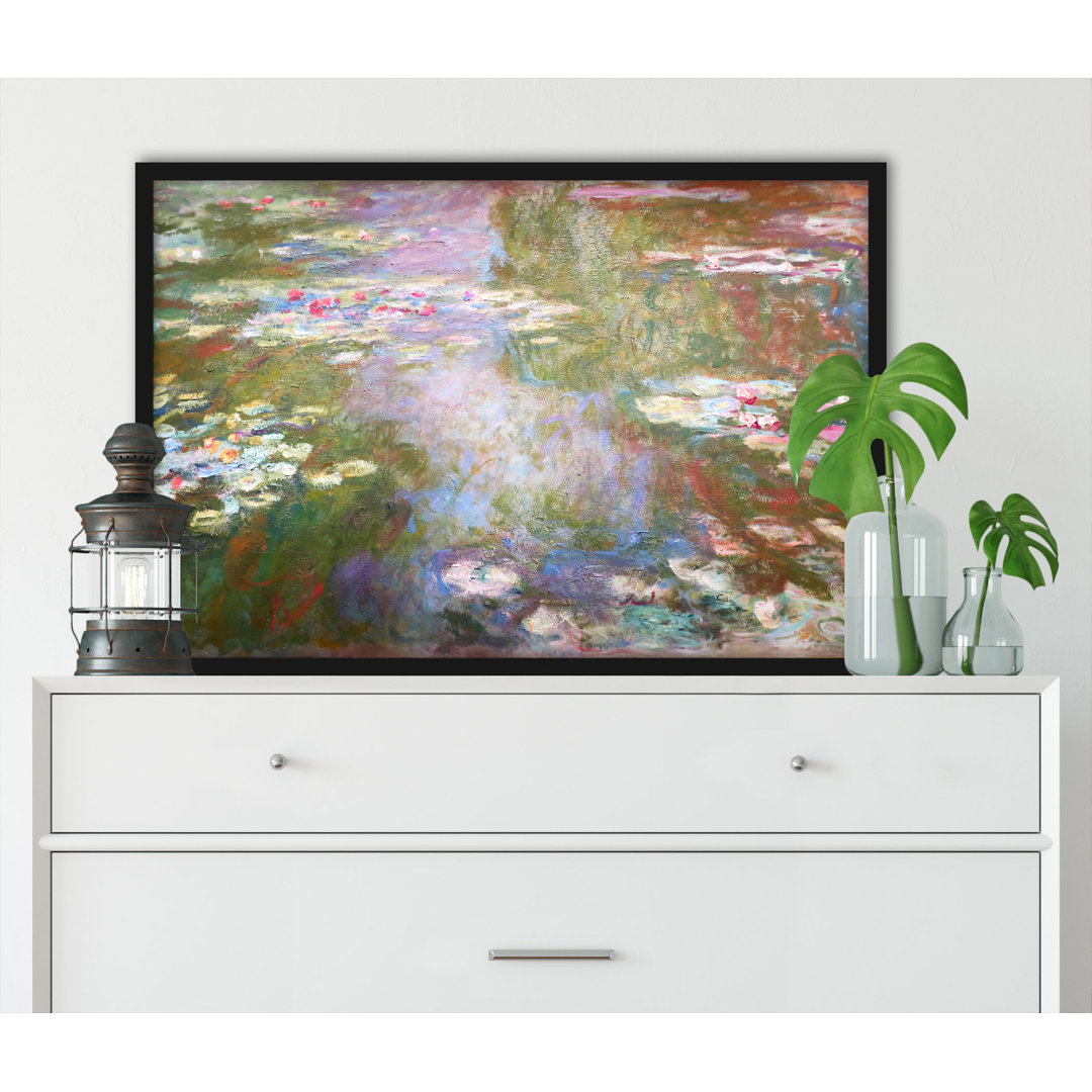 Gerahmter Kunstdruck Lily Pond von Claude Monet