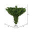 Upside Down Green Artificial Christmas Tree with Stand-1553476232-1495188843