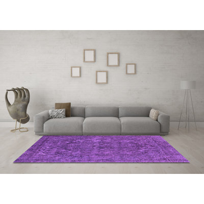 Tapis mauve Mid-Century 1027