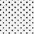 Metro 1" Hex Matte White with Black Dot 10-1/4" x 11-7/8" Porcelain Mosaic Floor and Wall Tile