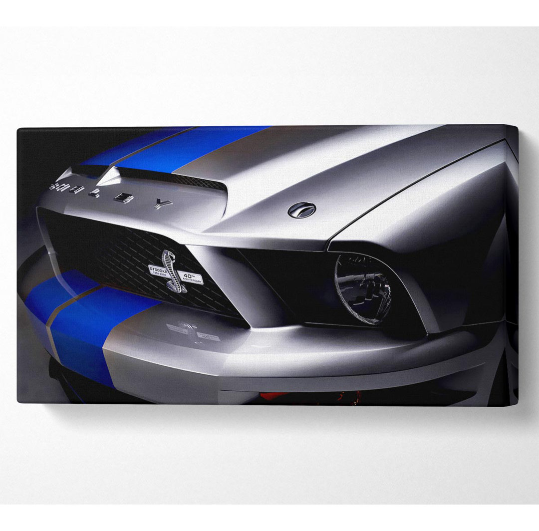 Aviyon Shelby Mustang Grill - Kunstdruck auf Leinwand