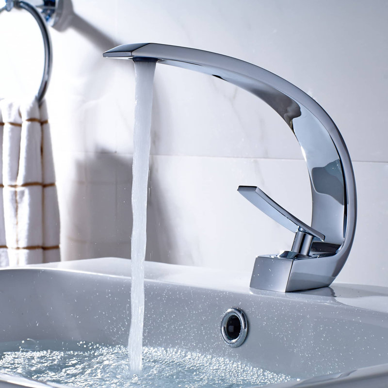 Single-handle Bathroom Faucet, Chrome