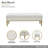 Scotts Square Accent Bench - Light Champagne