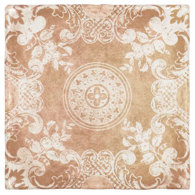 Paula Purroy Antoni 5.11 In. X 5.11 In. Matte Ceramic Wall Tile (6.02 Sq. Ft. / Case), Cala Terracotta
