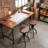 Swivel Counter Stool with Metal Frame-1034073683-951660729