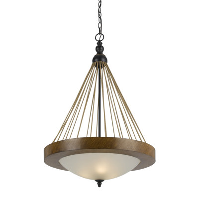 Giffin 3 - Light Brown Unique/Statement Pendant