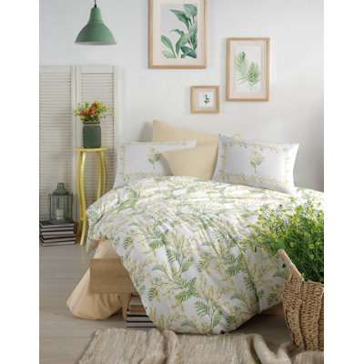 Cotton Floral Duvet Cover Set