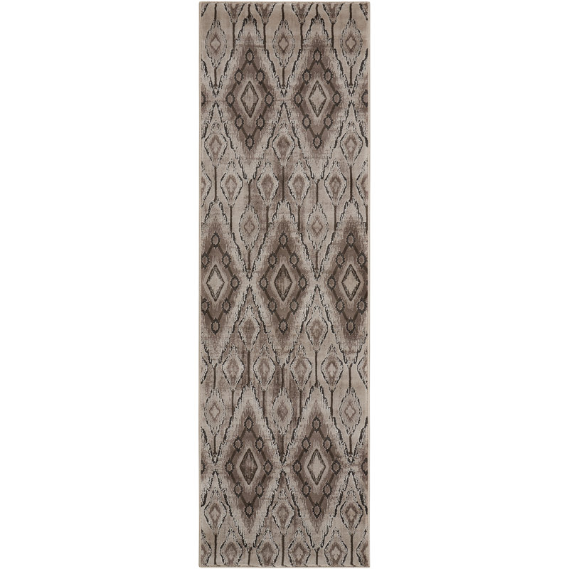 Ramas Machine Woven Beige Rug, Runner 66 x 229cm