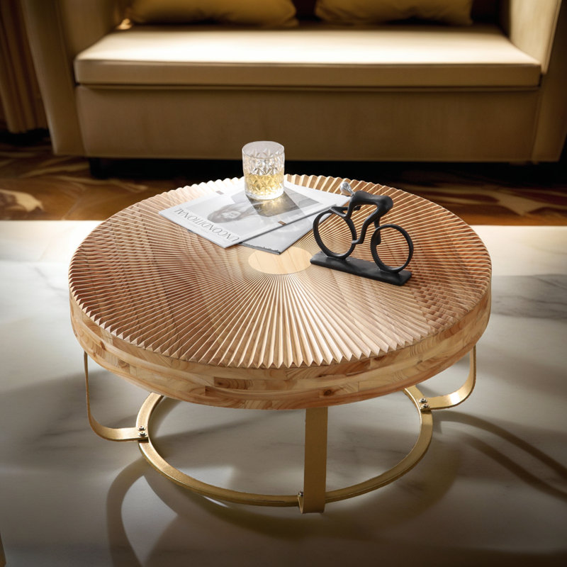 Table basse simple, Or
