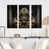 Toile naturelle avec cadre flottant