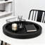 Plateau rond rond pour décor de maison de campagne, plateau de service en bois pour table basse, cuisine, salon et organisation de salle de bain-1811245769