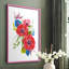 «Brilliant Poppies II», reproduction encadrée - bois massif-1748784940-1748784943