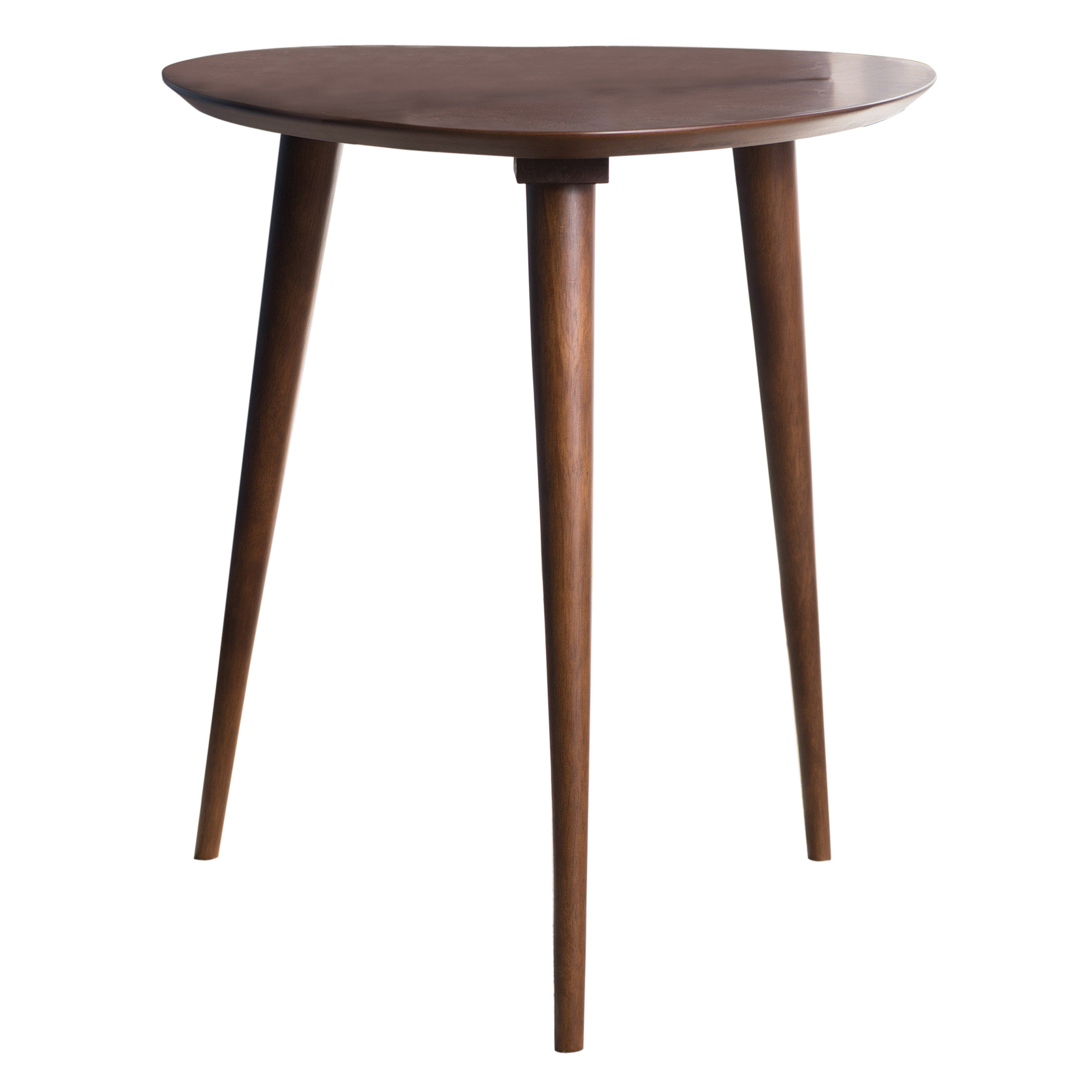 George Oliver Kamile Solid Wood 3 Legs End Table & Reviews