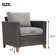 Umeh Melbourne Patio Wicker Chair with Removable Cushions