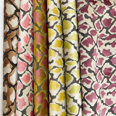 Hendrix Animal Print Velvet Fabric
