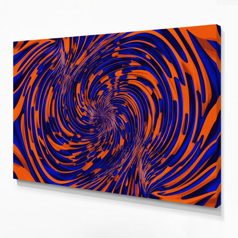 Art mural sur toile Op Art 6, H 12 po x l 18 po