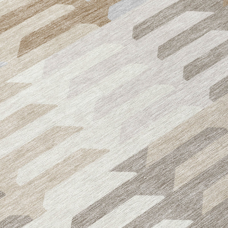 Machine Washable Indoor/Outdoor Chantille ACN2328 Geometric Rug, Rectangle 2'6" x 3'10"