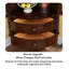 18.9 " L Solid Wood Bar Cabinet