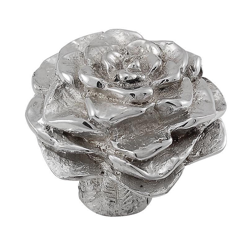 Carlotta Novelty Knob, Polished Silver
