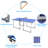 Mid-Size Table Tennis Table Foldable & Portable Ping Pong Table Set for Indoor & Outdoor Games with Net