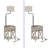 Marutani 63.78'' Tray Table Floor Lamp with USB