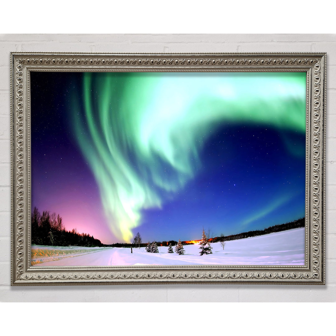 Aurora Borealis - Einzelner Bilderrahmen Kunstdrucke