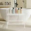 Tabouret de douche en acrylique transparent