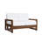 Solid Wood Teak Outdoor Loveseat With Cushion And Arms-1171304327-1171343905