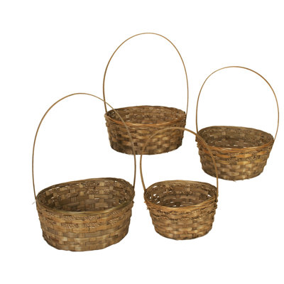 WaldImports Bamboo Decorative Basket