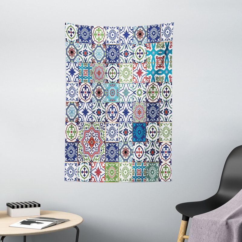 Tapisserie polyester bohème, H 60 po x l 40 po