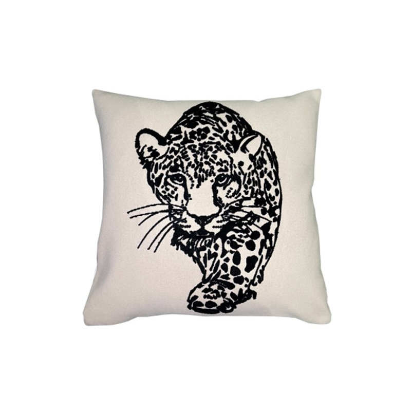 Debord Abstract Black Sqaure Throw Cushion