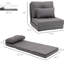 21 plancher apaisant, gris foncé. Dossier réglable à 5 positions. Double comme lit. Comfort 105 - 180. 2 coussins pour un meilleur soutien. Structure en acier stable. Conception peu encombrante. Tissu en lin. L 23,5 po x P 31,5