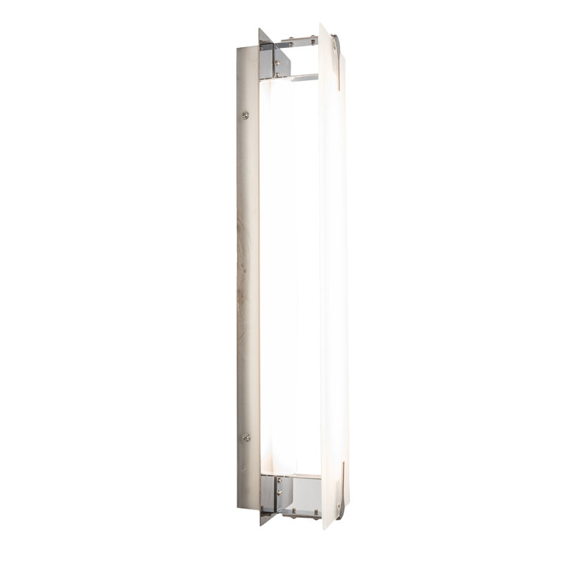 Akranes LED Flush Mounted Sconce, Chrome