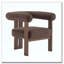 Fauteuil d'appoint rembourré en velours-1589565396